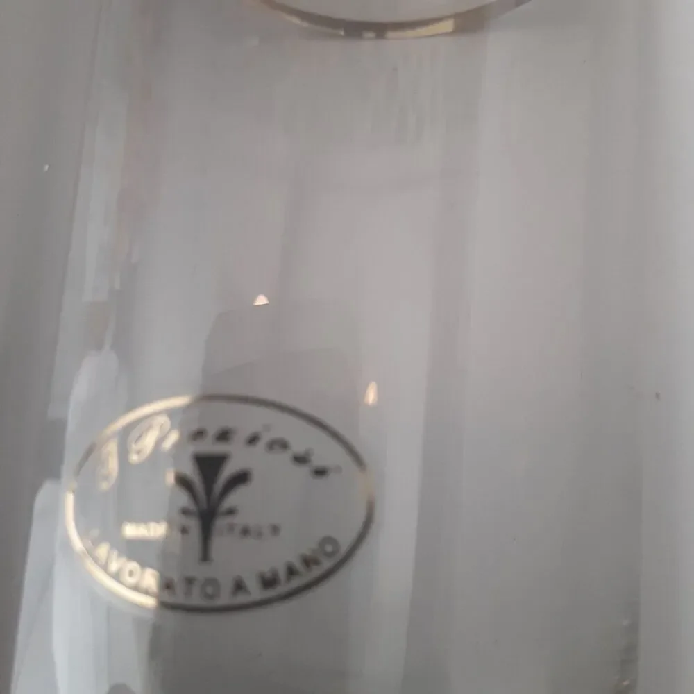 Italian High Ball Crystal Glass set of 6 Regency Timeless